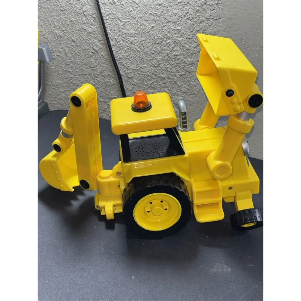 Bob The Builder Scoop Electronic Moves Talking Sound Vtg 2001 Hasbro WORKS